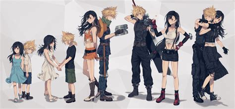 final fantasy r34|Tifa x Cloud .